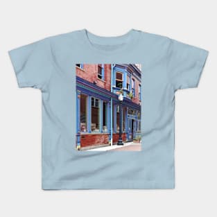 Easton PA - Street With Open Door Kids T-Shirt